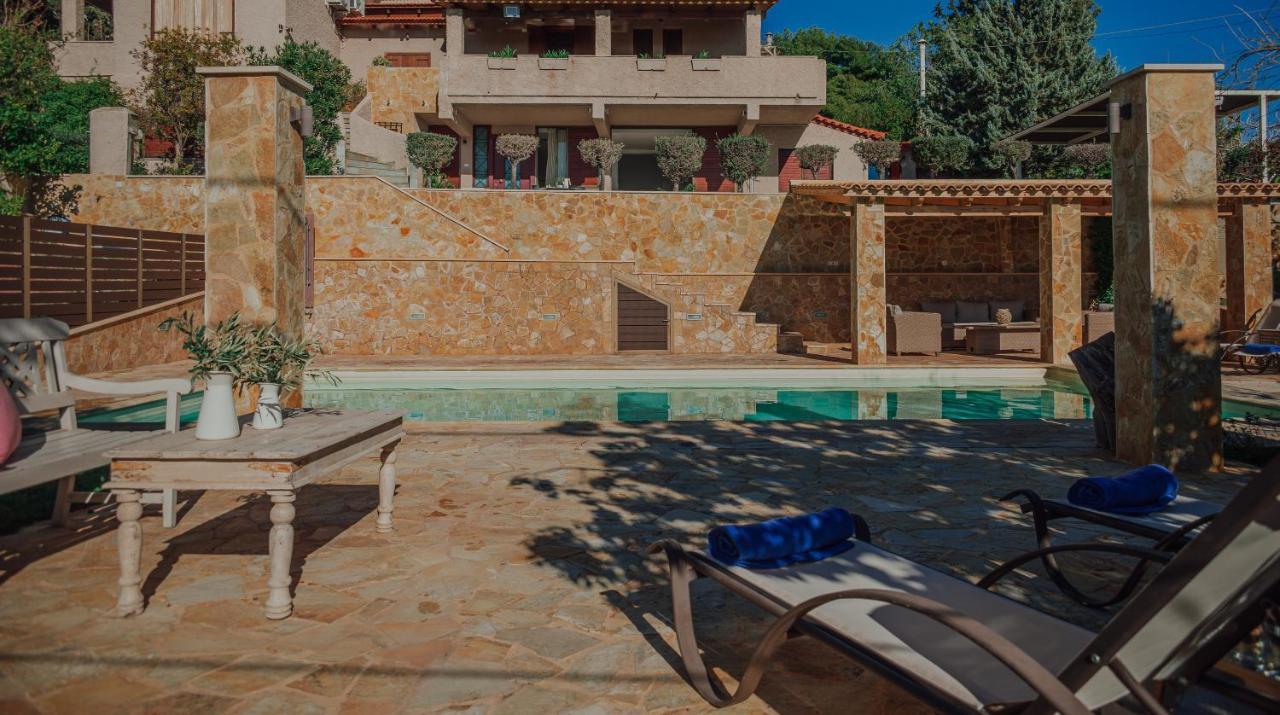 Pool And Sea View Apartments Agia Marina  Екстериор снимка